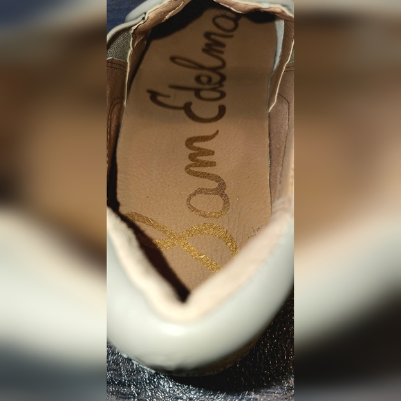 Sam Edelman Banks Espadrille Slip-On Sneakers White Snakeskin Size 6 - Picture 10 of 12